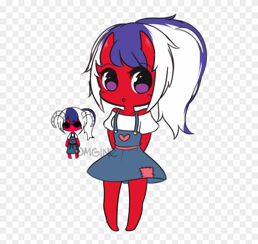 New Demon Girl Oc By Swirlingmarionette - Cartoon #353096