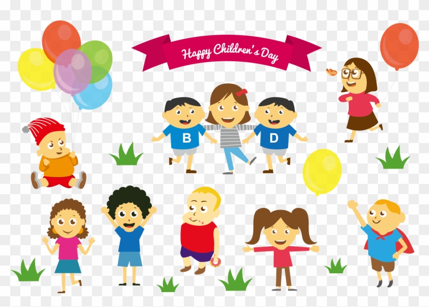 Childrens Drawing Childrens Day Clip Art - Happy Childhood #353108