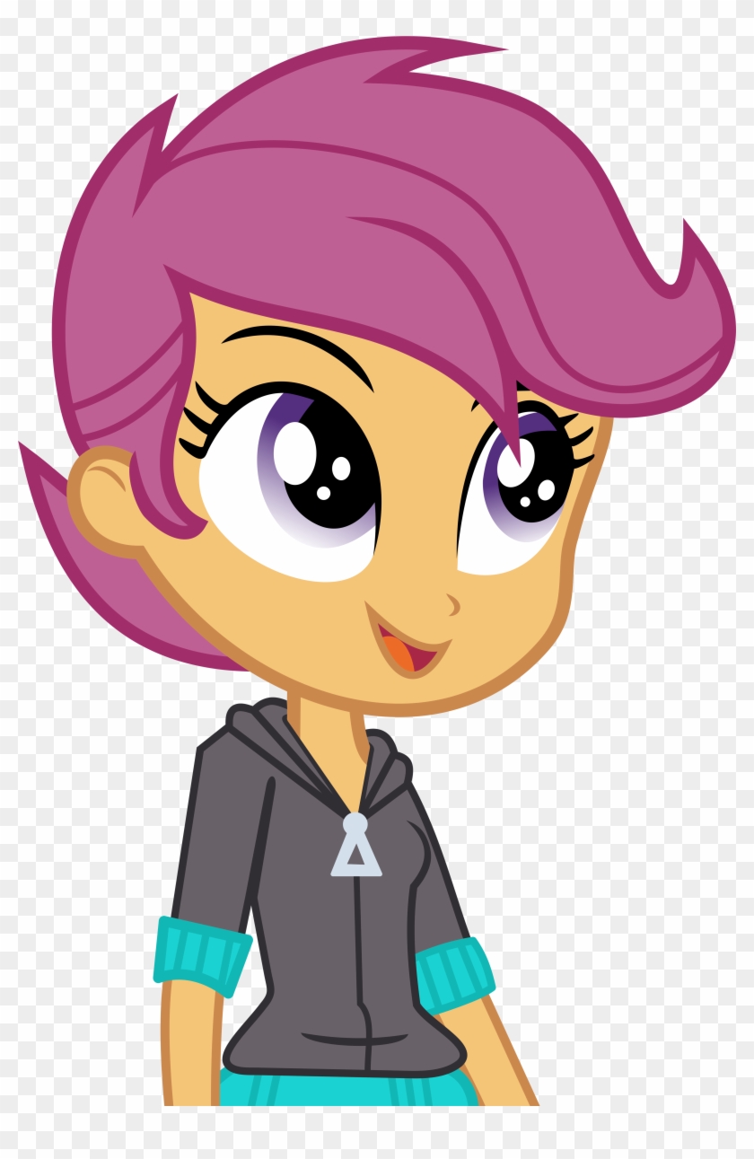 Mlp Eqg 3 Scootaloo Vector By Luckreza8 - Scootaloo Equestria Girl Png #353123
