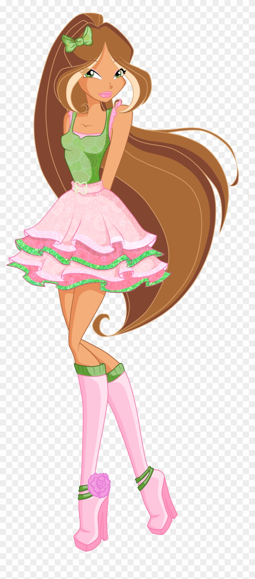 Winx Club Flora S5 Pose15 - Winx Club Flora S5 Pose15 #353130