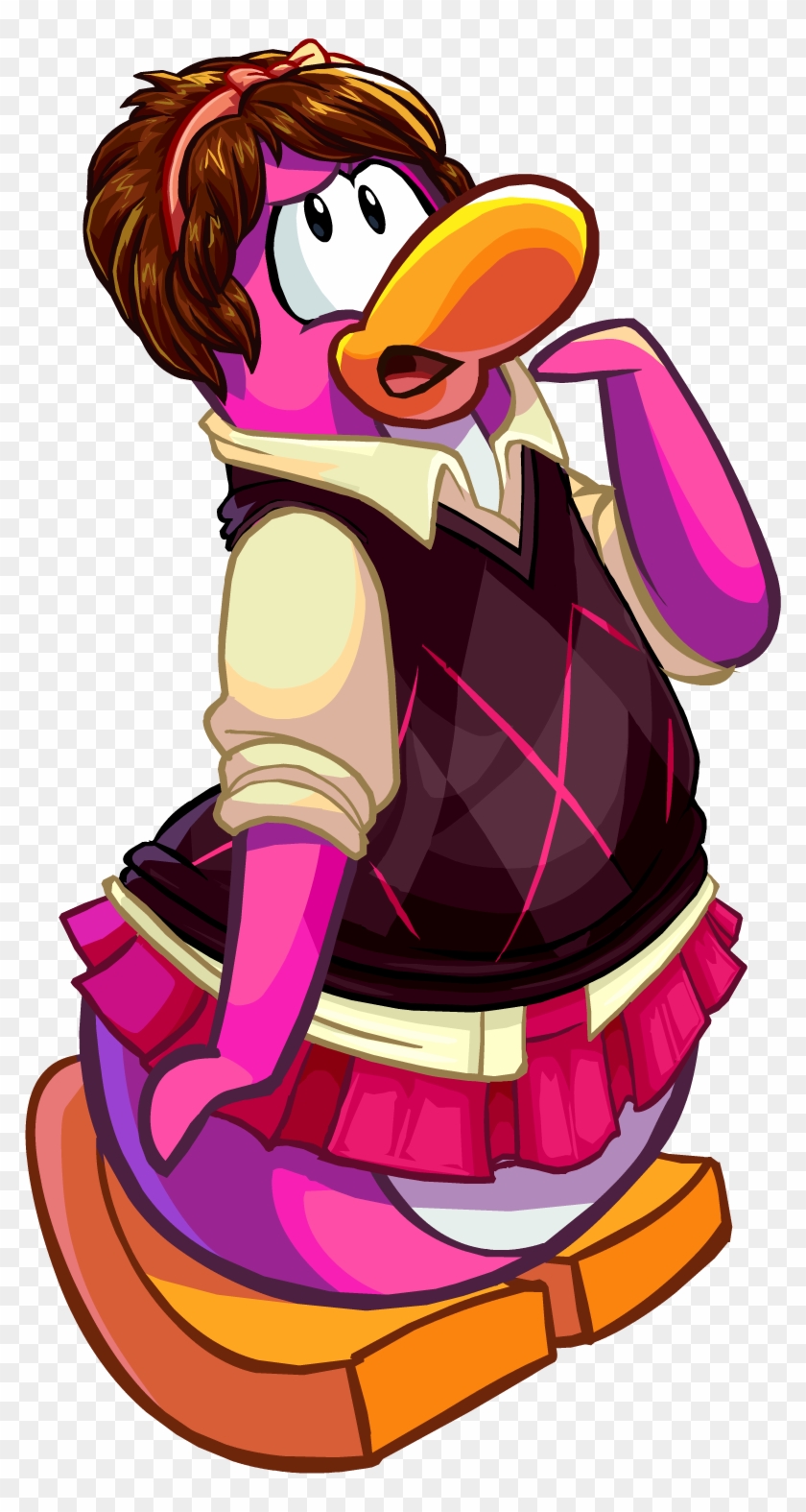 Cpt 465 Girl Penguin - Club Penguin Png Girl #353167