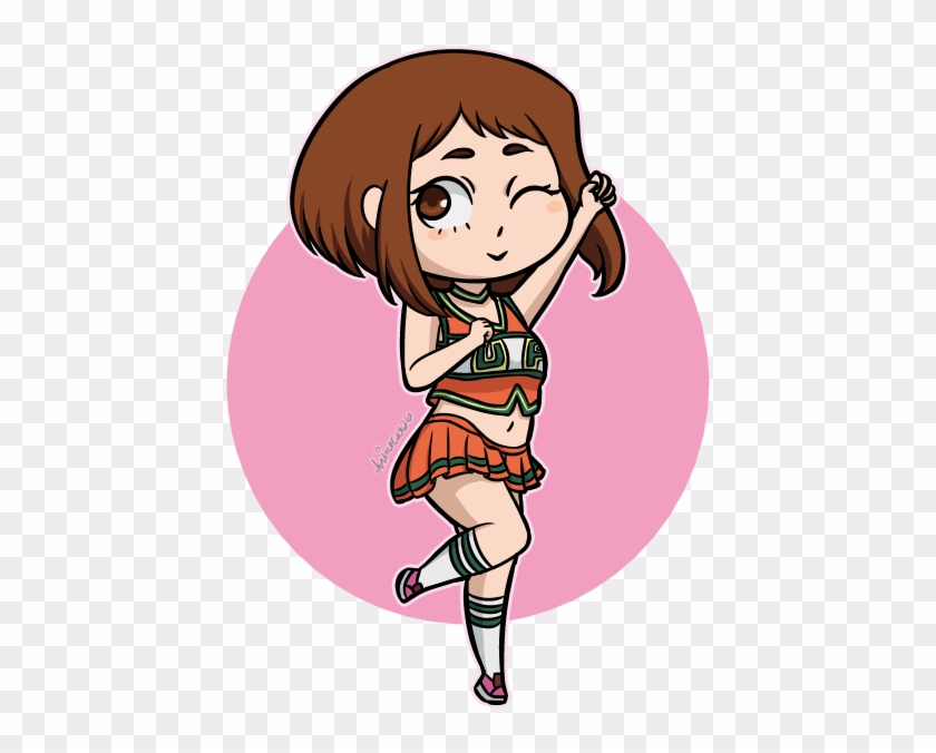 Cheerleader Ochako Uraraka By Animecat26 - Uraraka Cheerleader #353186