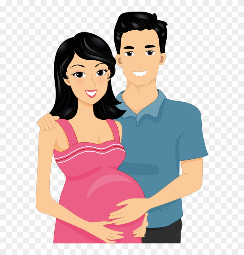 Bebê & Gestante - Mother And Father Clip Art #353288