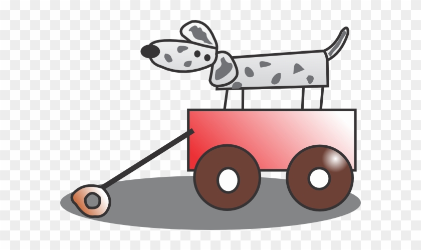 Wagon Clipart Black And White - Toy Wagon Clipart #353317