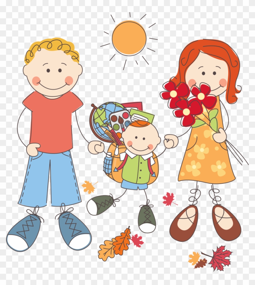 Family Cartoon Illustration - Family Cartoon Illustration #353382