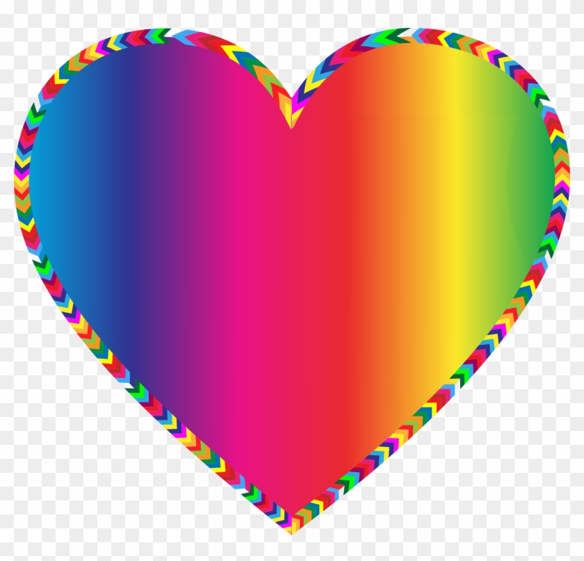 Heart Color Clip Art - Heart Color Clip Art #353386