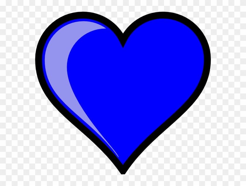 Free Blue Love Cliparts, Download Free Clip Art, Free - Blue Heart Shape #353389