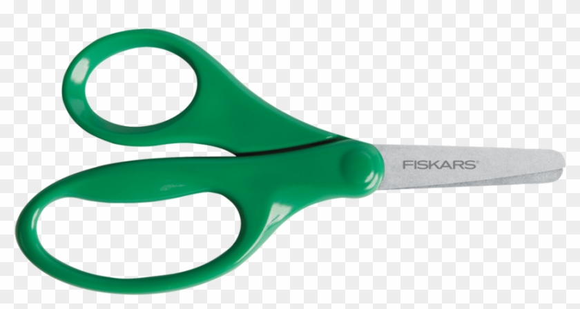 5in Blunt Kids Scissors - Green Scissors Png #353423