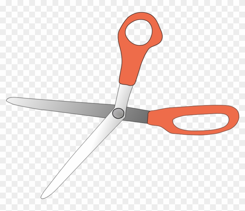 Free Vector Scissors Wide Open Clip Art - Objetos Que Atraen La Buena Suerte #353472