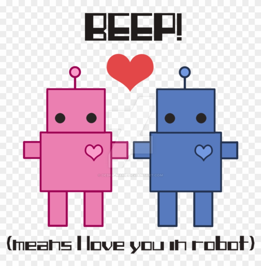 Means I Love You In Robot By Debra-marie - Means I Love You #353492