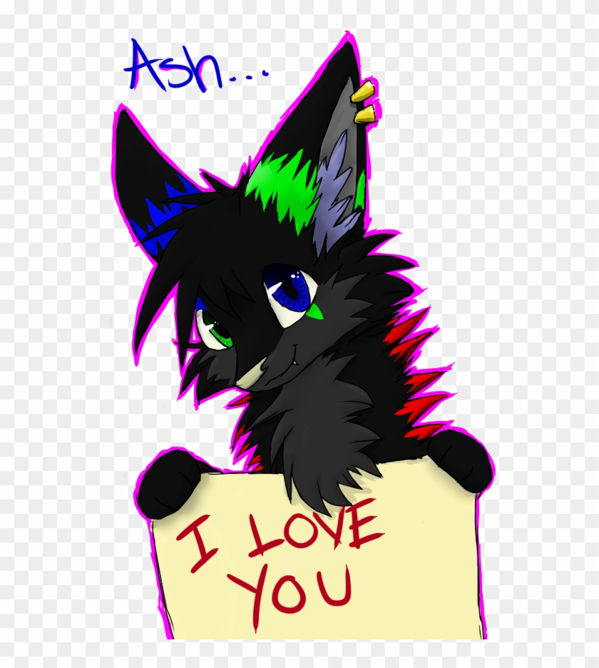 I Love You Ash By Fenrir Da Wolf - Wolf I Love You #353550