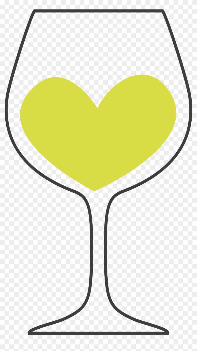 Big Image - Glass Of White Wine Clipart #353575