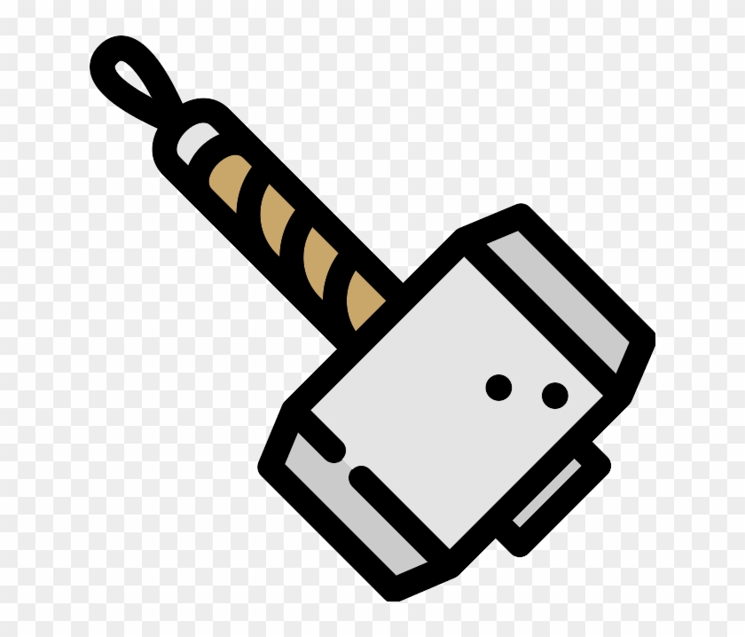 Thor Mjolnir Scalable Vector Graphics Icon - Mjolnir Icon #353628