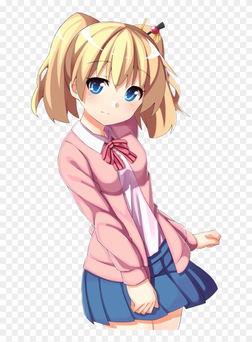 Anime School Girl - Kiniro Mosaic Alice Png #353663