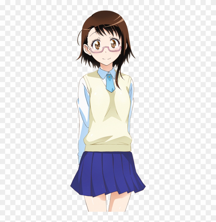 Schoolgirl Onodera With Glasses - Onodera Official Art Nisekoi #353700