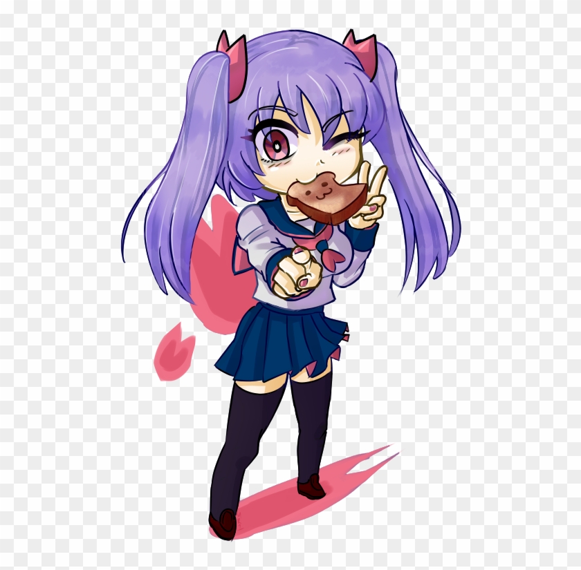 Generic Anime Girl Chibi By Uricurr1 - Anime Girl Chibi Png #353737