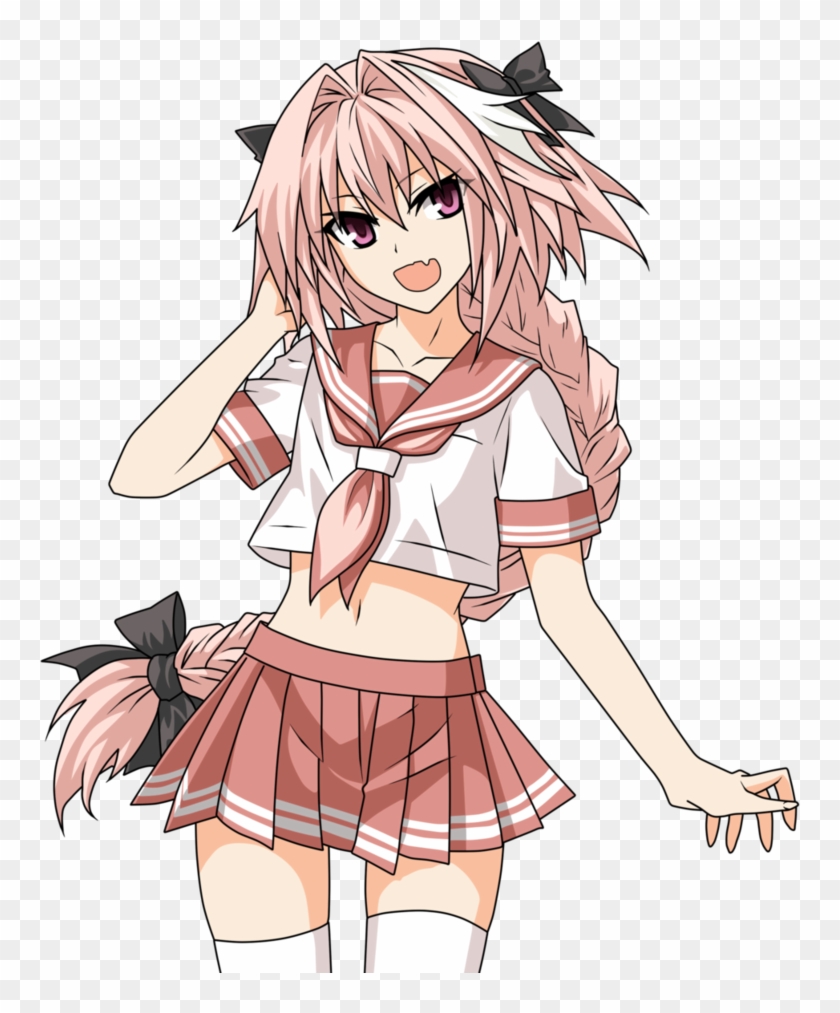 Astolfo School Girl By Cerberusyuri - Astolfo From Fate Apocrypha #353745