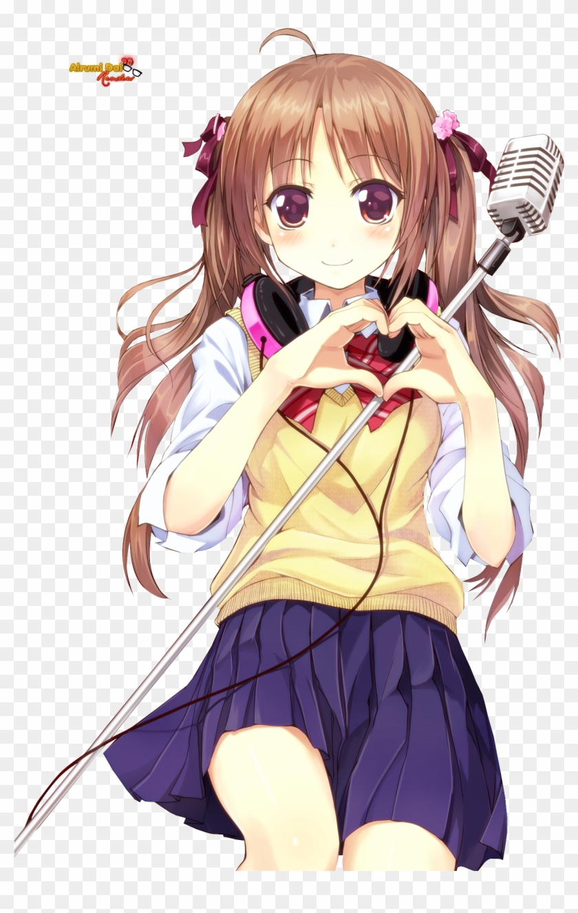 Zing Me - Anime Girl Heart Png #353759