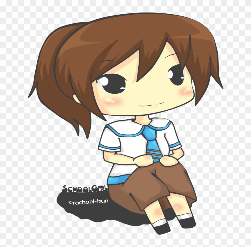 Chibi School Girl 2 By - Cutest Chibi School Girl #353763