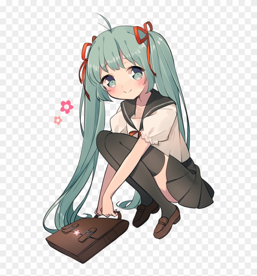 Loli Schoolgirl Miku [vocaloid] - Loli Hatsune Miku #353797