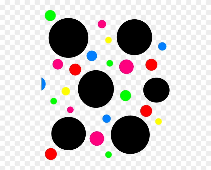 Light Blue Polka Dots Clip Art At Clker - Polka Dots Clipart #353838