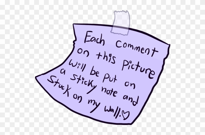 Do It By I Love You 4evs - Every Comment Will Be Put On A Sticky Note #353887