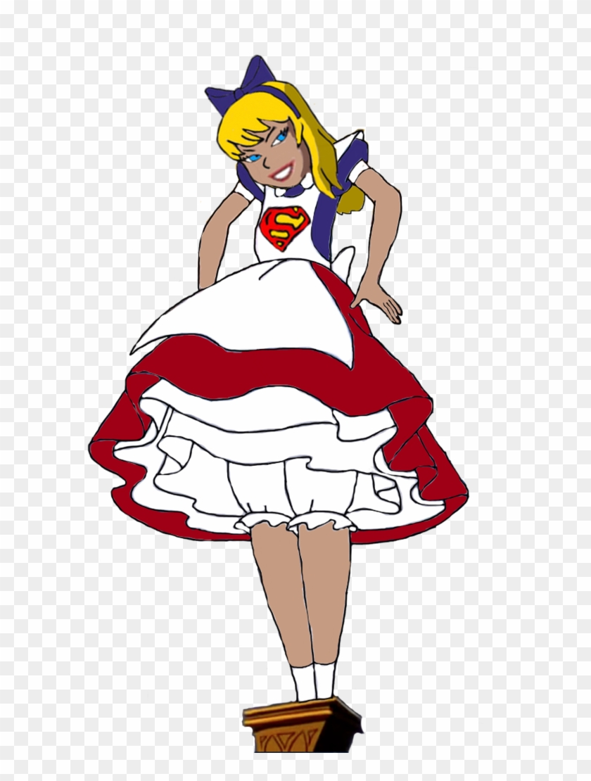 Supergirl As Alice The Giantess By Darthraner83 - Giantess Meg #353978