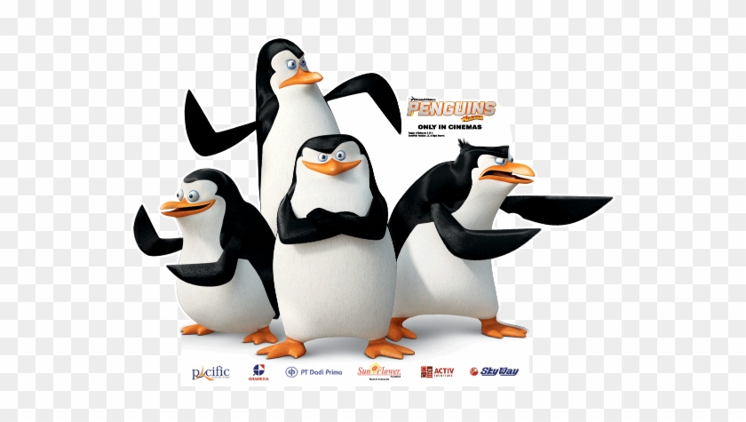 Pm Diecut Character Rev 3 Resized - Penguins Of Madagascar Movie Poster #353997