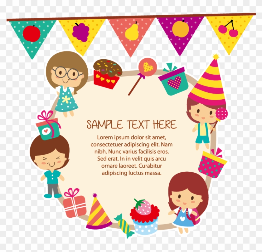 Child Birthday Greeting Card Clip Art - Postale De Cumpleaños Para Facebook #354082