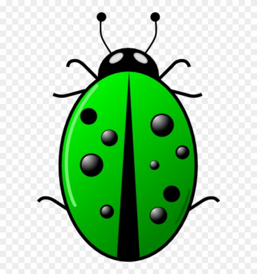 Ladybug Clipart Green - Ladybug Clipart Png #354099