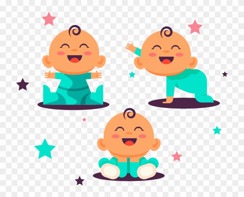 Euclidean Vector Clip Art - Happy Baby Cartoon Png #354145