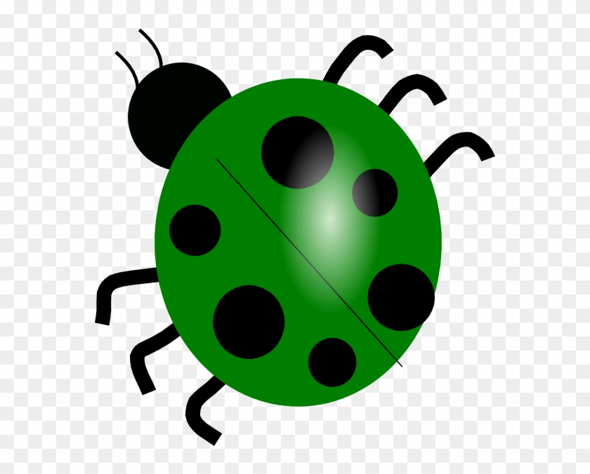 Green Ladybug Clip Art - Transparent Background Bug Png #354156