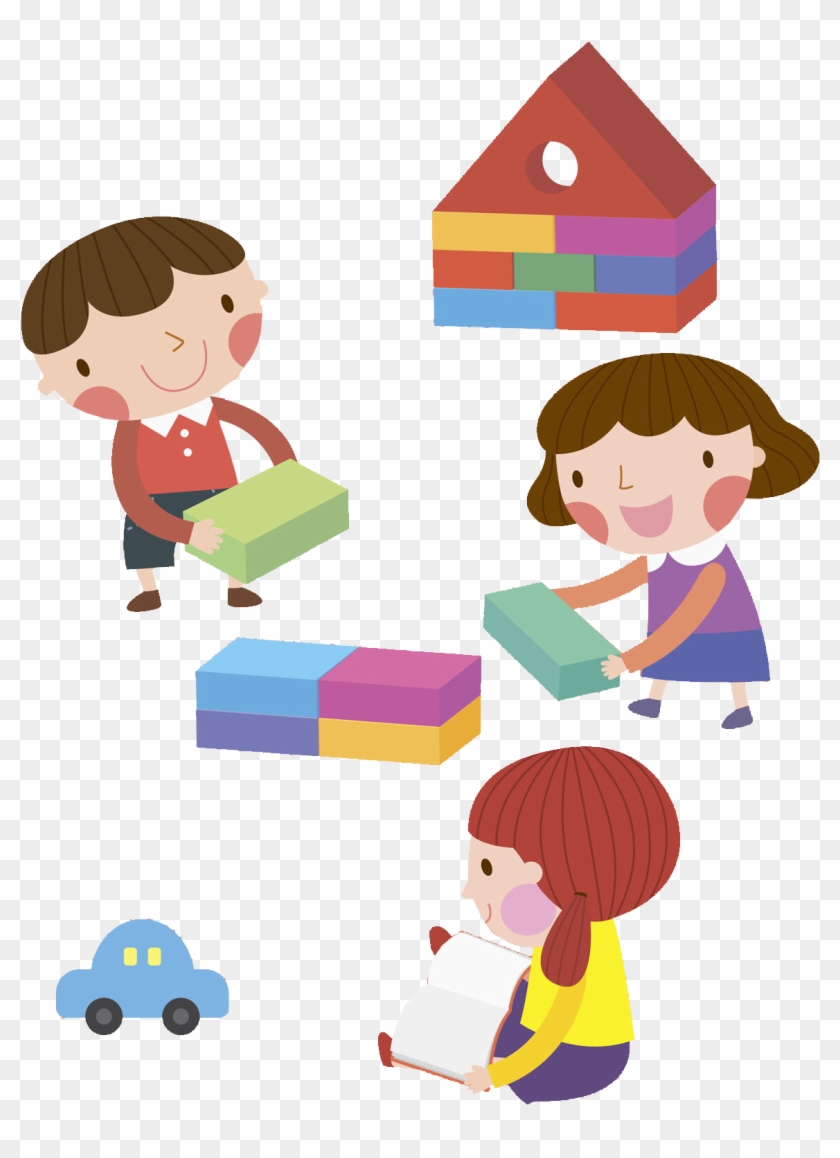 Block Child Play Clip Art - Block Child Play Clip Art #354266