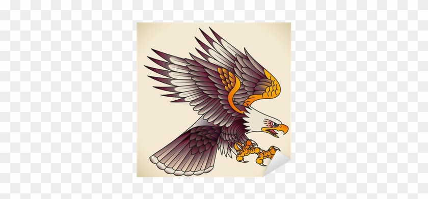 old school eagle tattoo flash