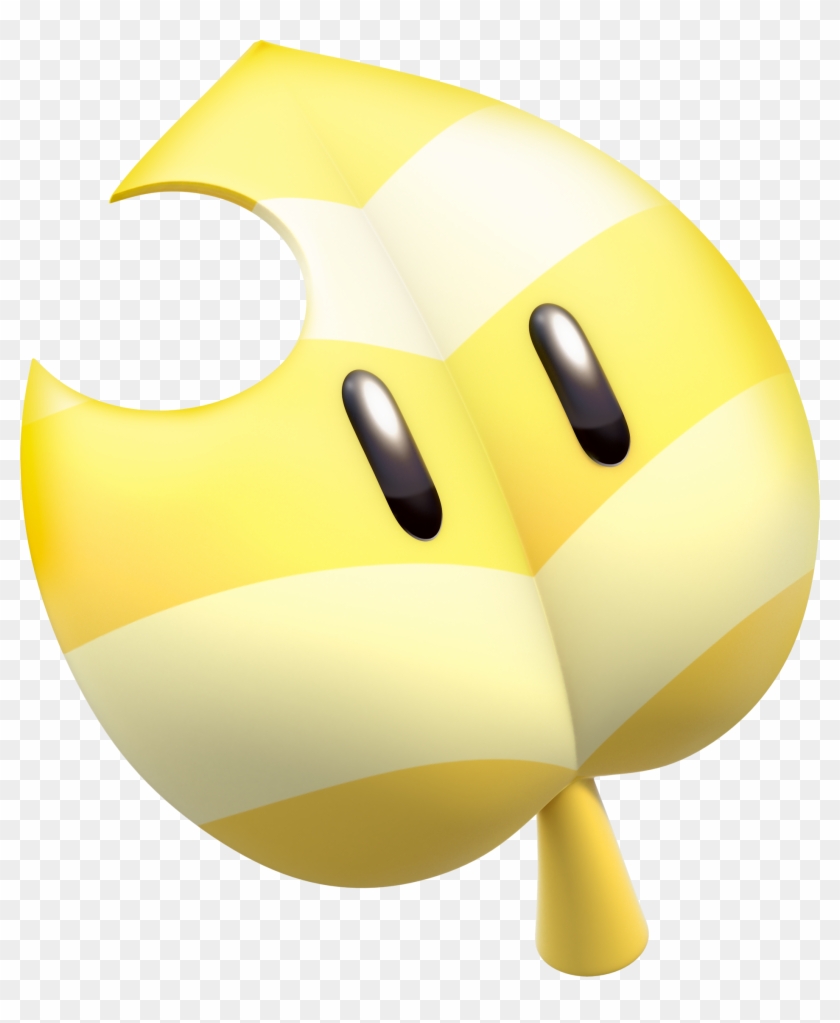Mario Clipart Smiling Star - Mario 3d World Invincibility Leaf #354397