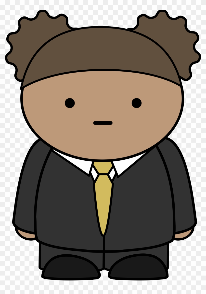 Cartoon Boy In Suit - Character Wearing A Suit #354416