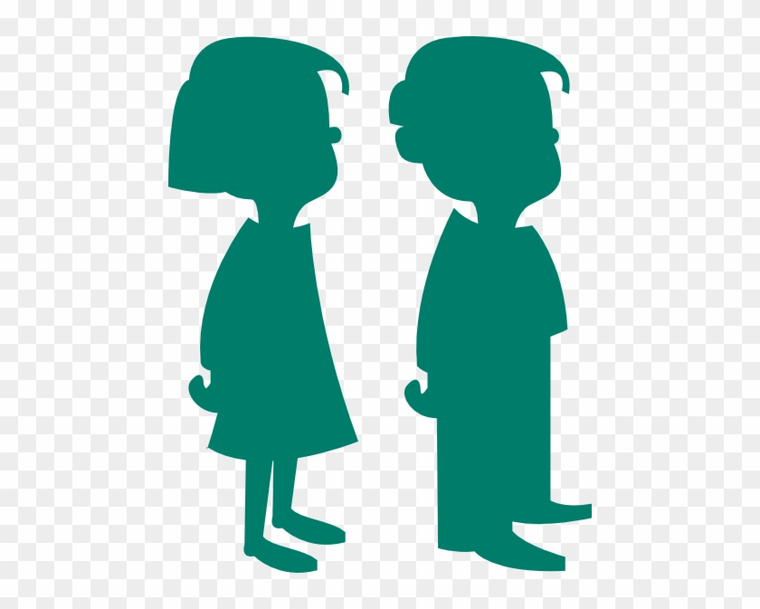 Students Clip Art - Cartoon Girl And Boy #354483