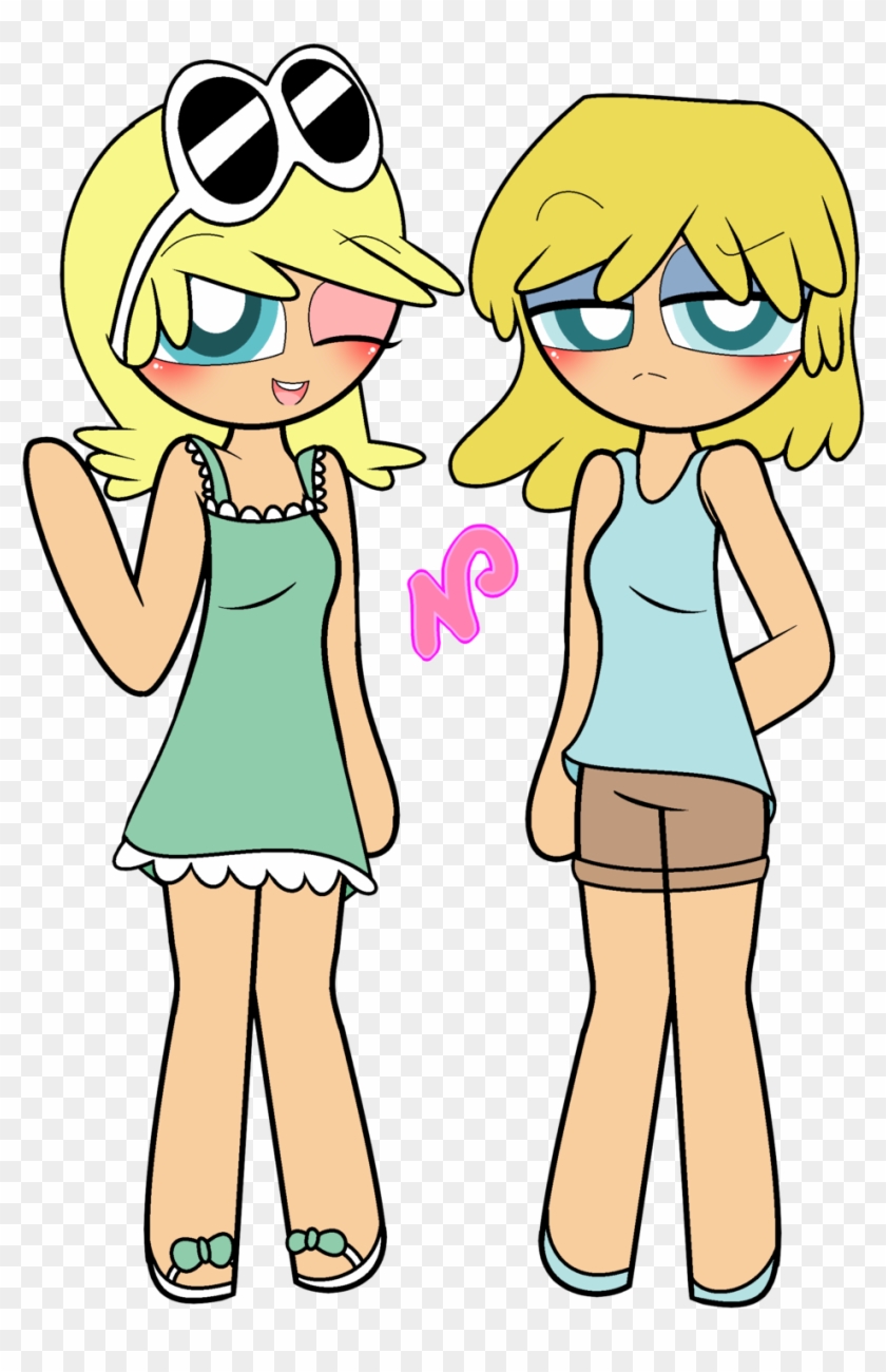 Puffed Leni And Lori From The Loud House By Nini - Imagens De The Loud House Lana #354497