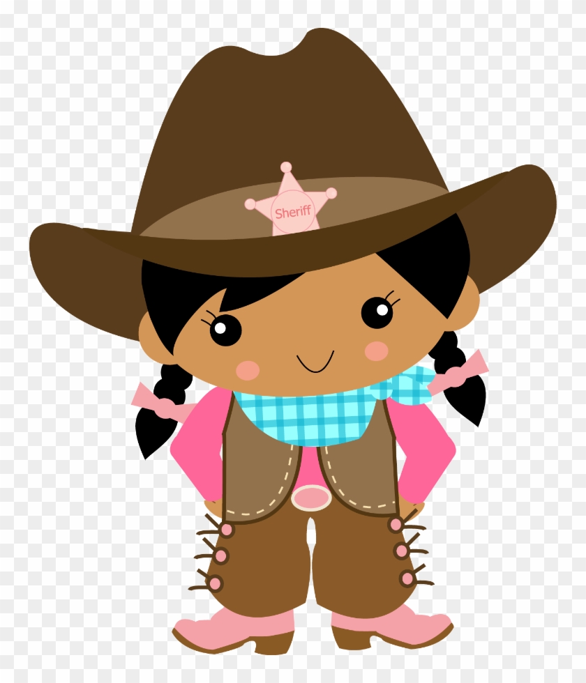 Shining Design Cowgirl Clipart Cowboy E Minus Western - Cowgirl Clipart #354505