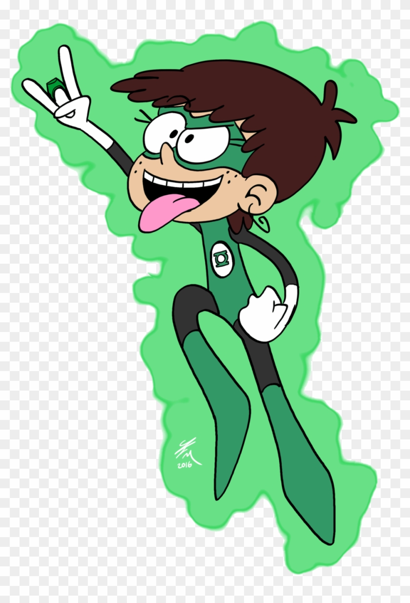 Green Lantern Corps Luna By Jfmstudios - Loud House Of Superheroes #354564