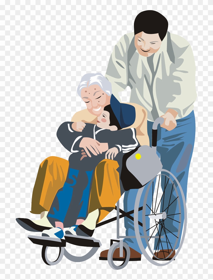 Wheelchair Disability Sitting Clip Art - Wheelchair Disability Sitting Clip Art #354650