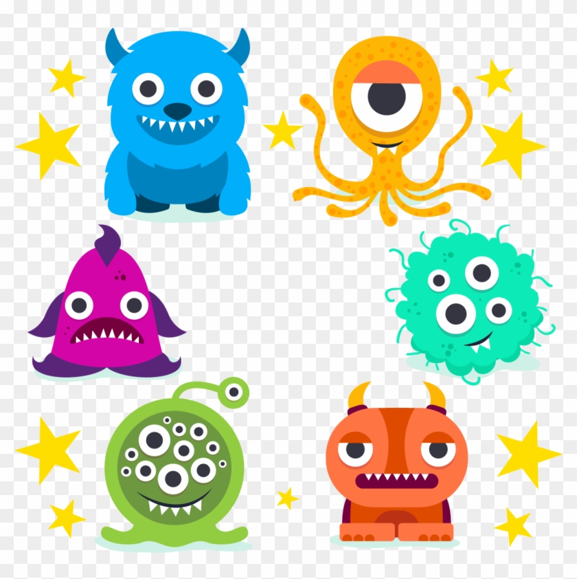 Monster Cartoon Illustration - Monster Cartoon Illustration #354746