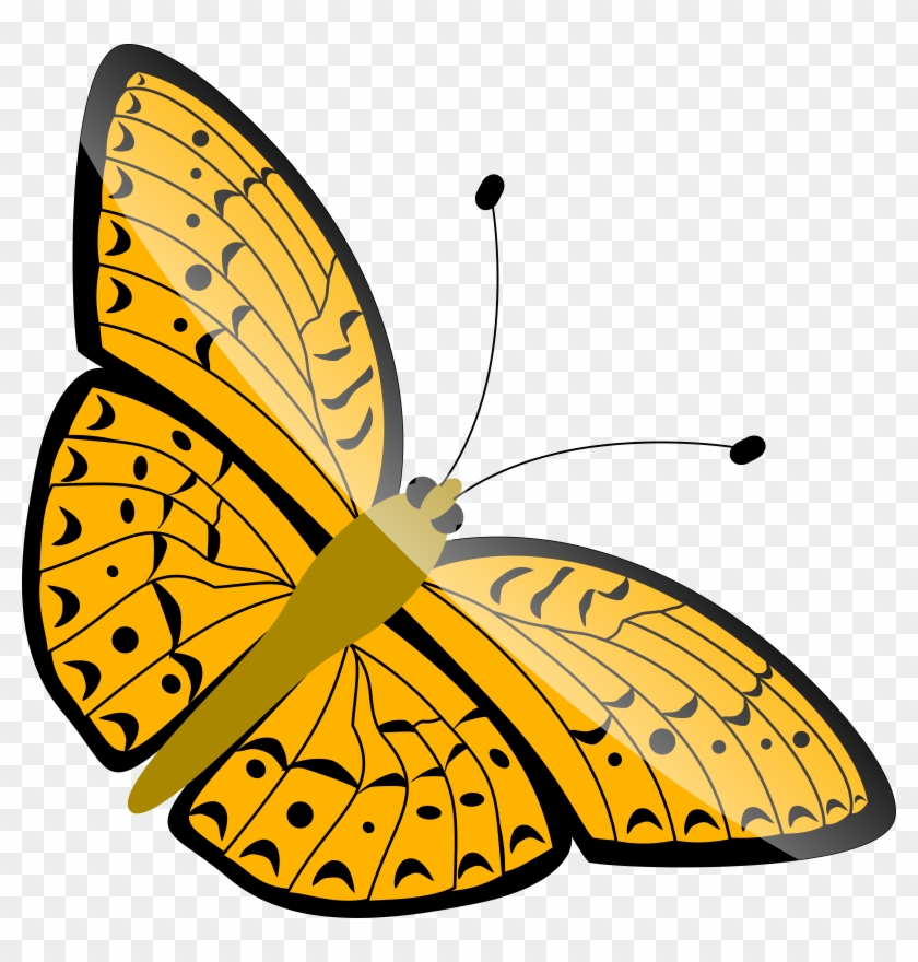 Butterfly 2 By Jilagan - Butterfly Png Gif Cartoon #354734