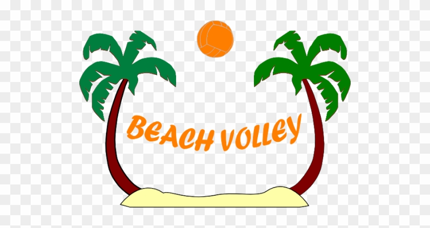 Sommer, Sonne, Beachvolleyball - Beach Volleyball Clipart Free #354918