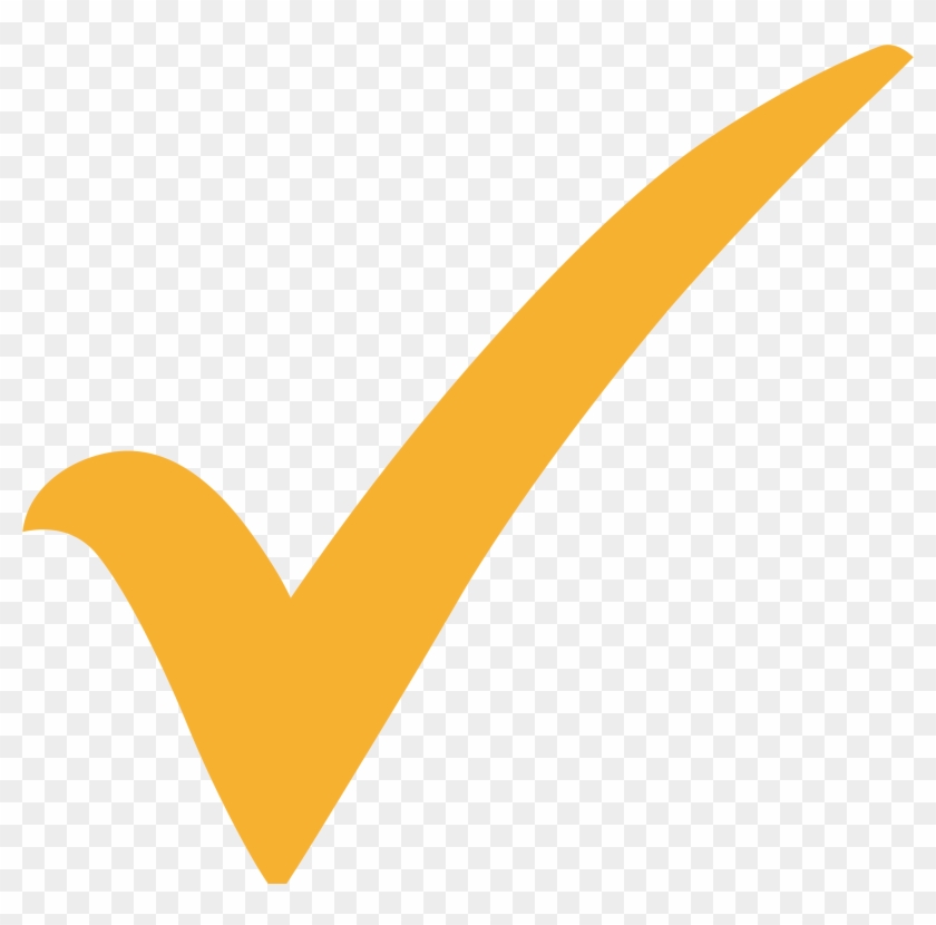 Beliebig Oft Wiederverwendbar - Yellow Check Mark Png #354926