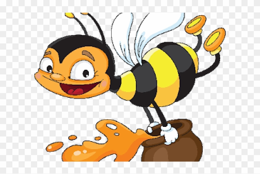Cartoon Pictures Of Honey Bees - Cartoon Honey Bees #355141