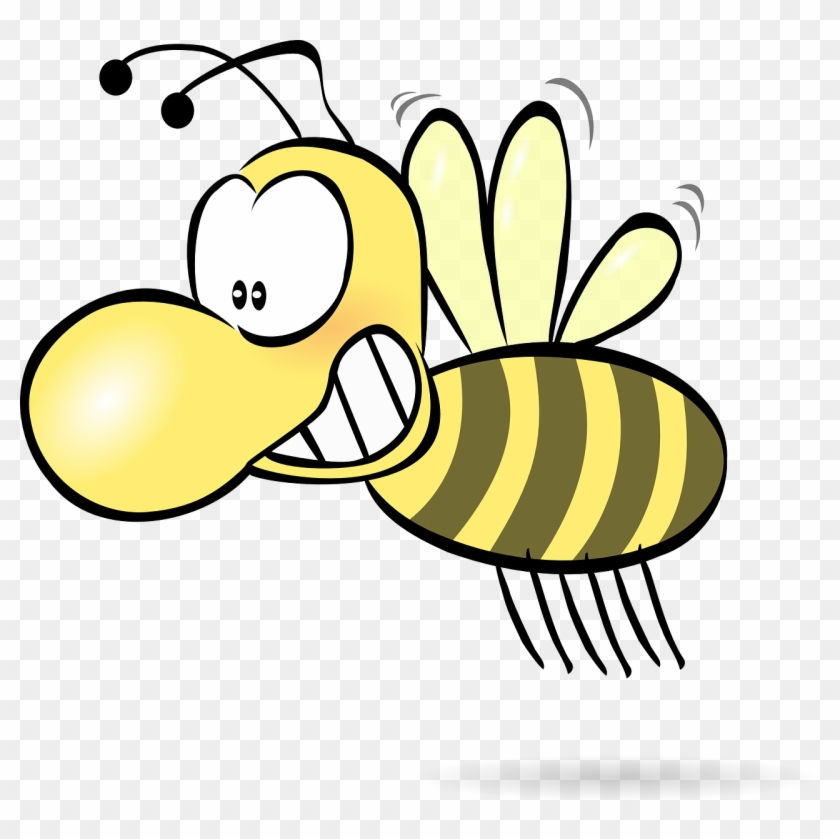 Honey Bee Cartoon Clip Art - Honey Bee Cartoon Clip Art #355198
