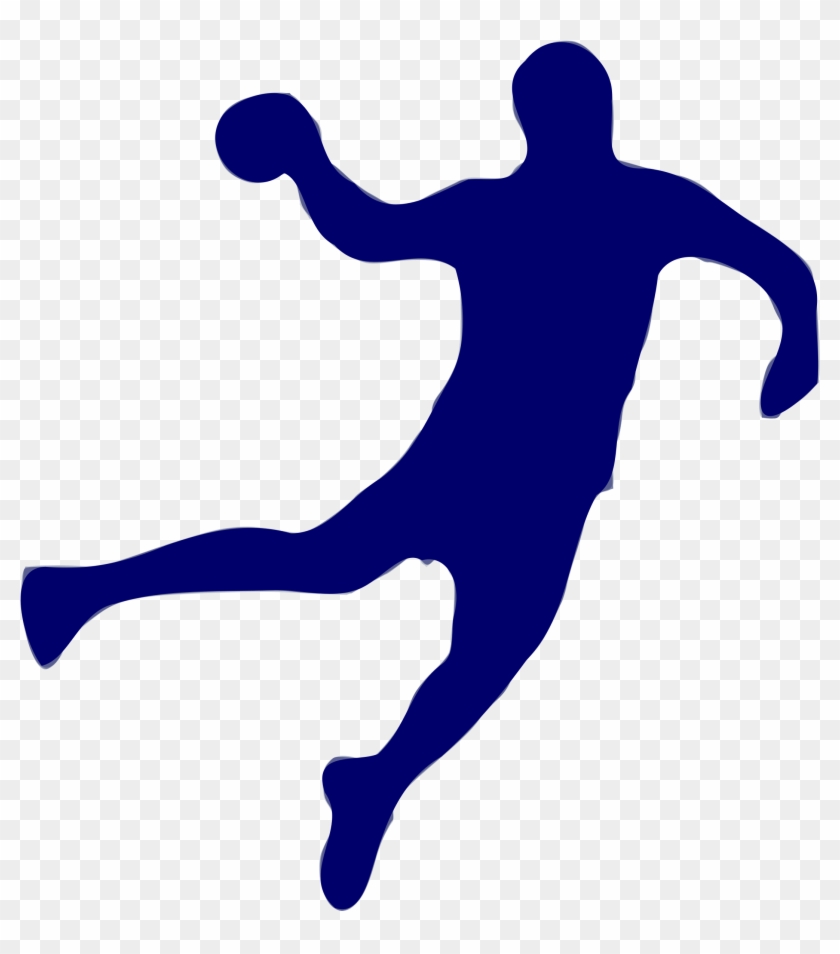 Silhouette Handball 01 - Handball Clipart #355330