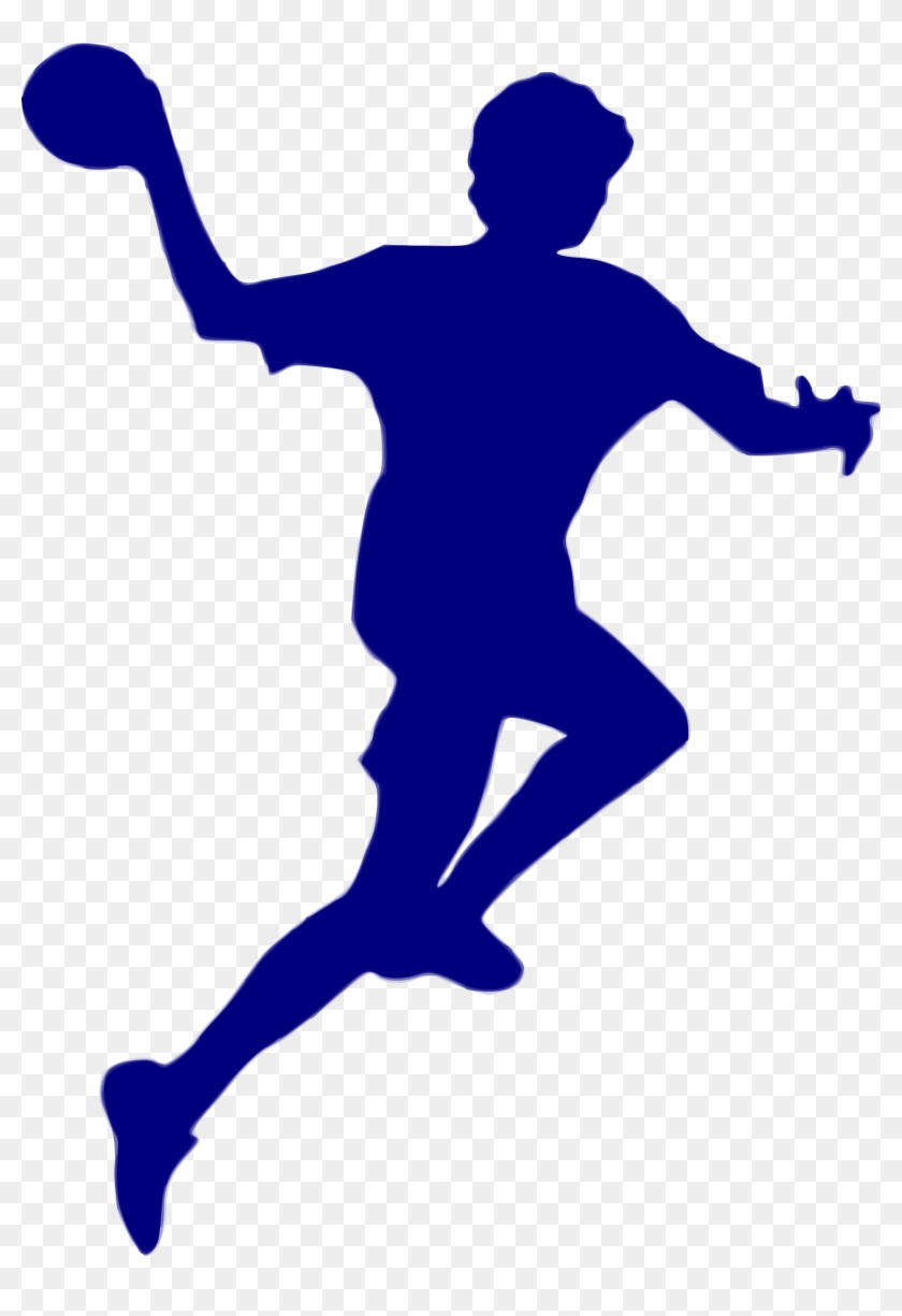 Silhouette Handball 24 - Handballeur Png #355363