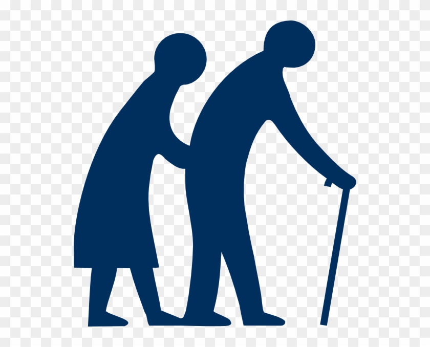 Elderly Silhouette Clip Art At Clker - Maintenance And Welfare Of Parents And Senior Citizens #355365